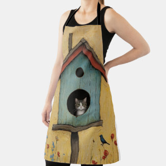 Cat Approved Bird House! Apron
