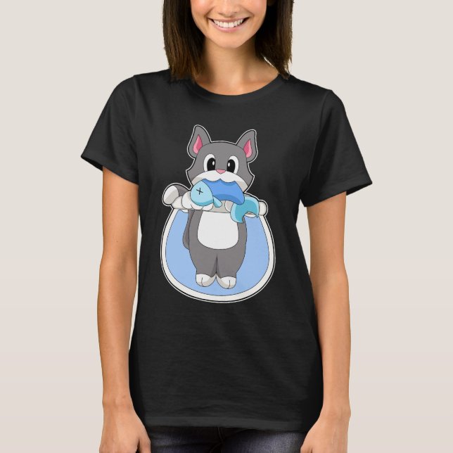 Cat Aquarium T-Shirt (Front)