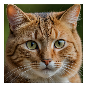 Cat Art 20" x 20", Poster Paper (Semi-Gloss)