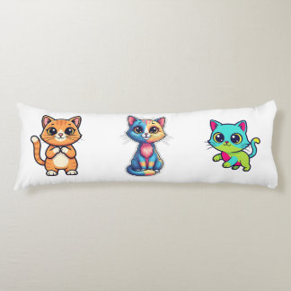 cat art body cushion