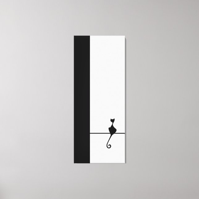 Cat Art Canvas Print (Front)