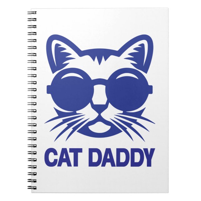 Cat Art Cat Daddy Notebook (Front)