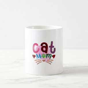 Cat Art Cat Mom_2 Coffee Mug
