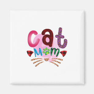 Cat Art Cat Mom_2 Magnet