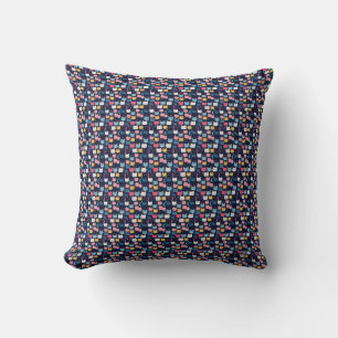 Cat Art Cute Cat Faces Cushion