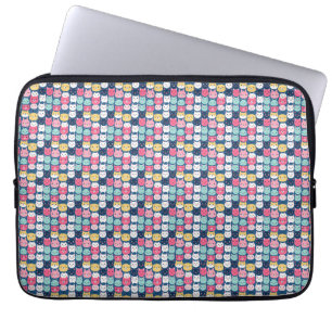 Cat Art   Cute Cat Faces Laptop Sleeve