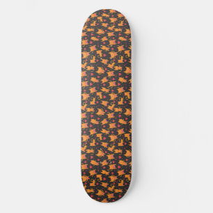 Cat Art Cute Cat Pattern Childish Skateboard