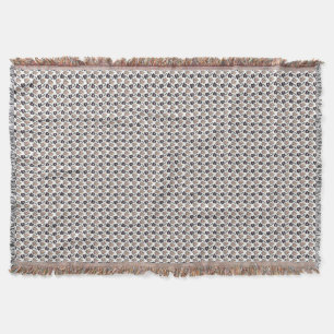 Cat Art Cute Cat Pattern Seamless Background Throw Blanket