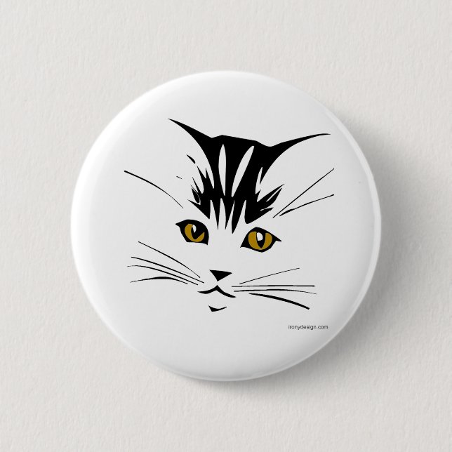 Cat Art Design Buttons (Front)