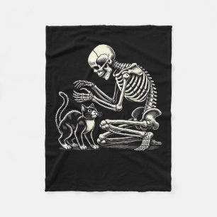 Cat Art For Men Women Feline Costume Halloween Cat Fleece Blanket