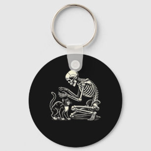 Cat Art For Men Women Feline Costume Halloween Cat Key Ring