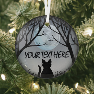 Cat Art Ornament Personalised Cat Lover Decoration