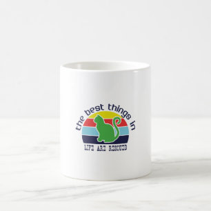 Cat Art The Best Thing In Life Coffee Mug