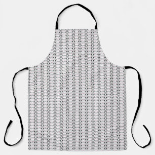 Cat Artwork Cute Cat Pattern Seamless Background Apron