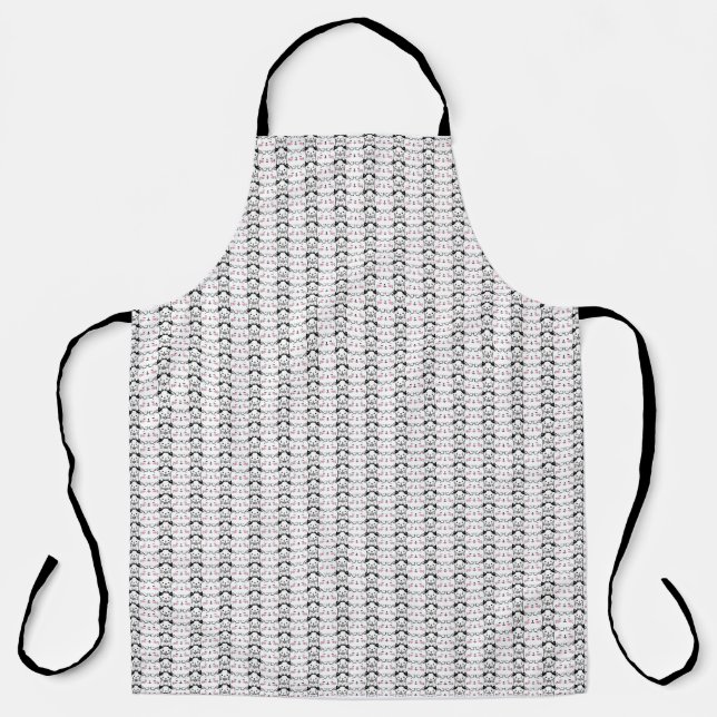 Cat Artwork | Cute Cat Pattern Seamless Background Apron (Front)