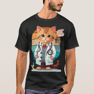 Cat As A Doctor T-Shirt