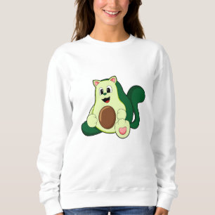 Cat as Avocado Sweatshirt