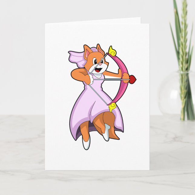 Cat as Bride with Wedding dress.PNG Card (Front)