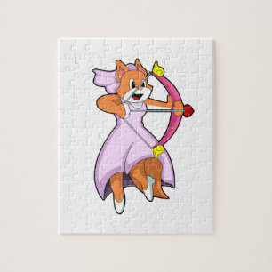 Cat as Bride with Wedding dress.PNG Jigsaw Puzzle