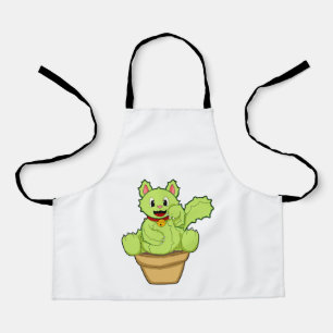 Cat as Cactus Apron