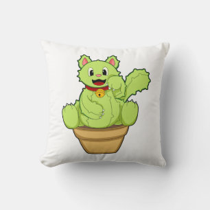 Cat as Cactus Cushion