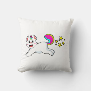 Cat as Unicorn Cushion