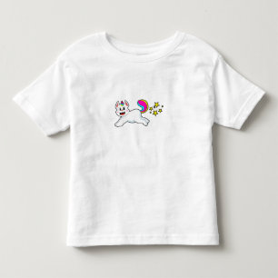 Cat as Unicorn Toddler T-Shirt