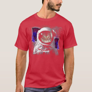 Cat Astronaut Catronaut Deep In Space Cosmic Kitty T-Shirt