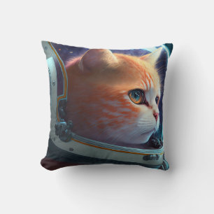 Cat Astronaut  Cushion