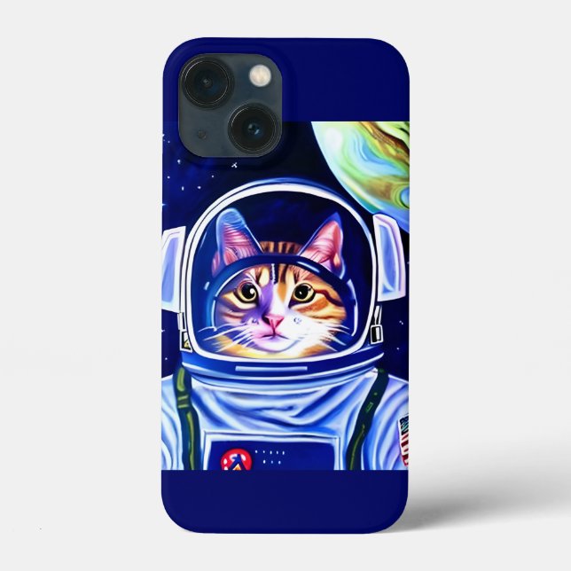 Cat Astronaut in Space  Case-Mate iPhone Case (Back)