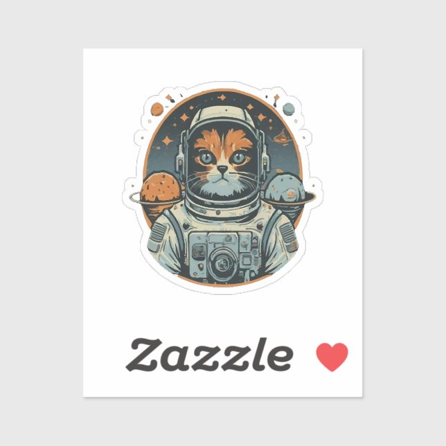 Cat-astronaut on Asteroids (Sheet)
