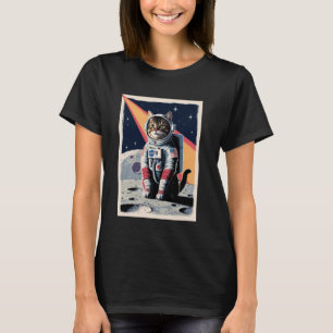 Cat Astronaut Pet Space T-Shirt