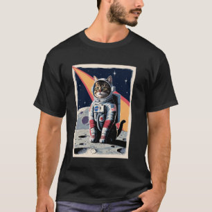 Cat Astronaut Pet Space T-Shirt