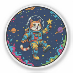 Cat Astronaut - Stargazing Space Adventure