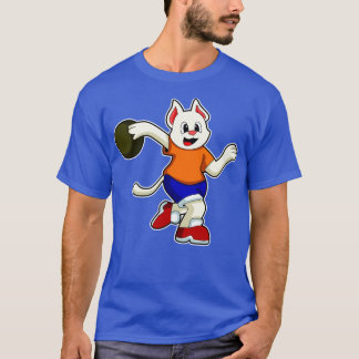 Cat at Bowling with Bowling ball 1 T-Shirt