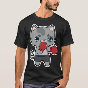 Cat at Boxing with Boxing gloves 1 T-Shirt