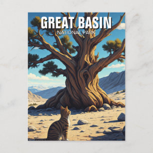 Cat at Great Basin National Park Nevada Postcard