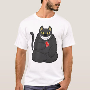 Cat at Poker with Poker cards T-Shirt