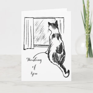 Cat at the Window Card