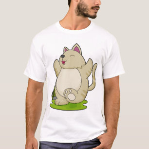 Cat at Yoga T-Shirt