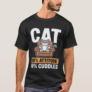 Cat Attitude Cuddles T-Shirt