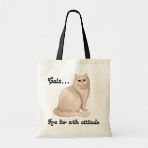 Cat Attitude Tote Bag