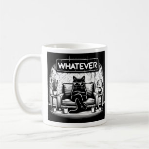 Cat Attitude, Whatever Moody Cat Coffee Mug