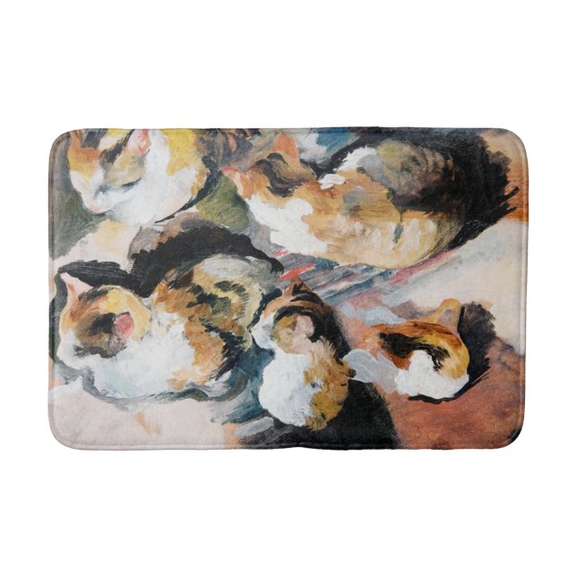 Cat, August Macke Bath Mat (Front)