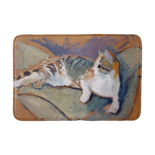 Cat, August Macke Bath Mat (Front)