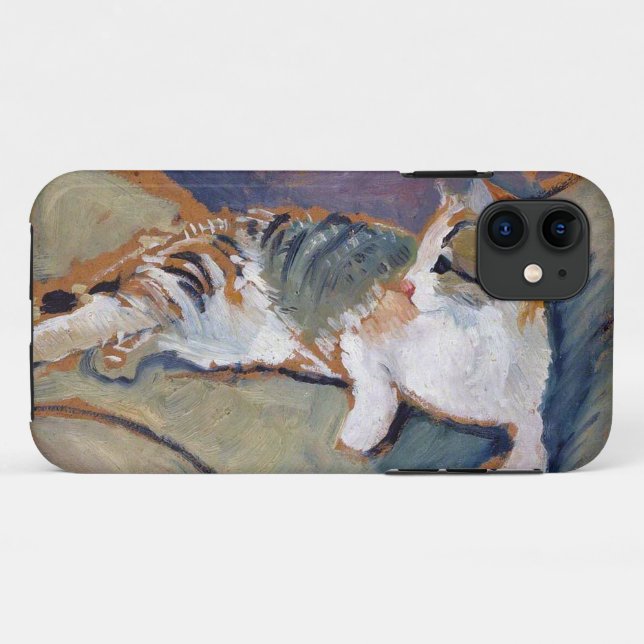 Cat, August Macke Case-Mate iPhone Case (Back (Horizontal))
