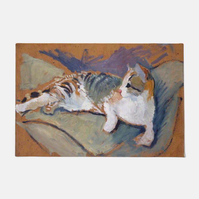 Cat, August Macke Doormat (Front)