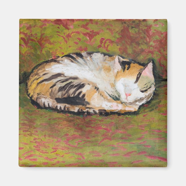Cat, August Macke Magnet (Front)