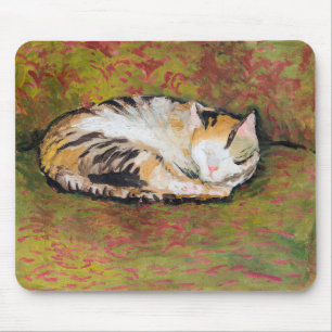 Cat, August Macke Mouse Pad