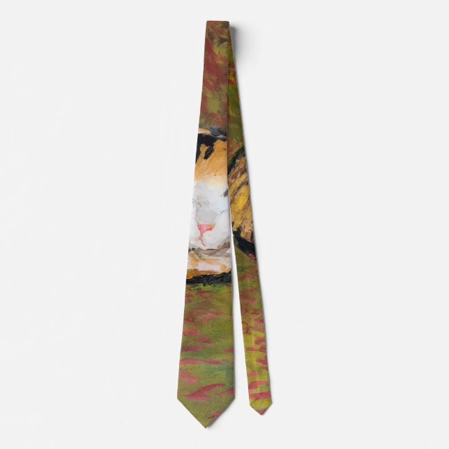 Cat, August Macke Neck Tie (Front)